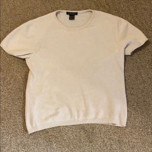 Grace Cashmere short sleeve sweater.